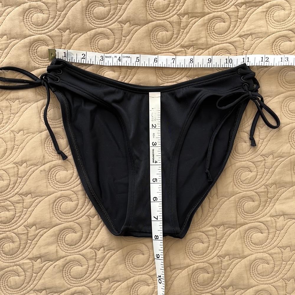 Vintage Victoria’s Secret Swim Lace Up Bikini bottom / BSexy / Black / XS - Picture 6 of 6